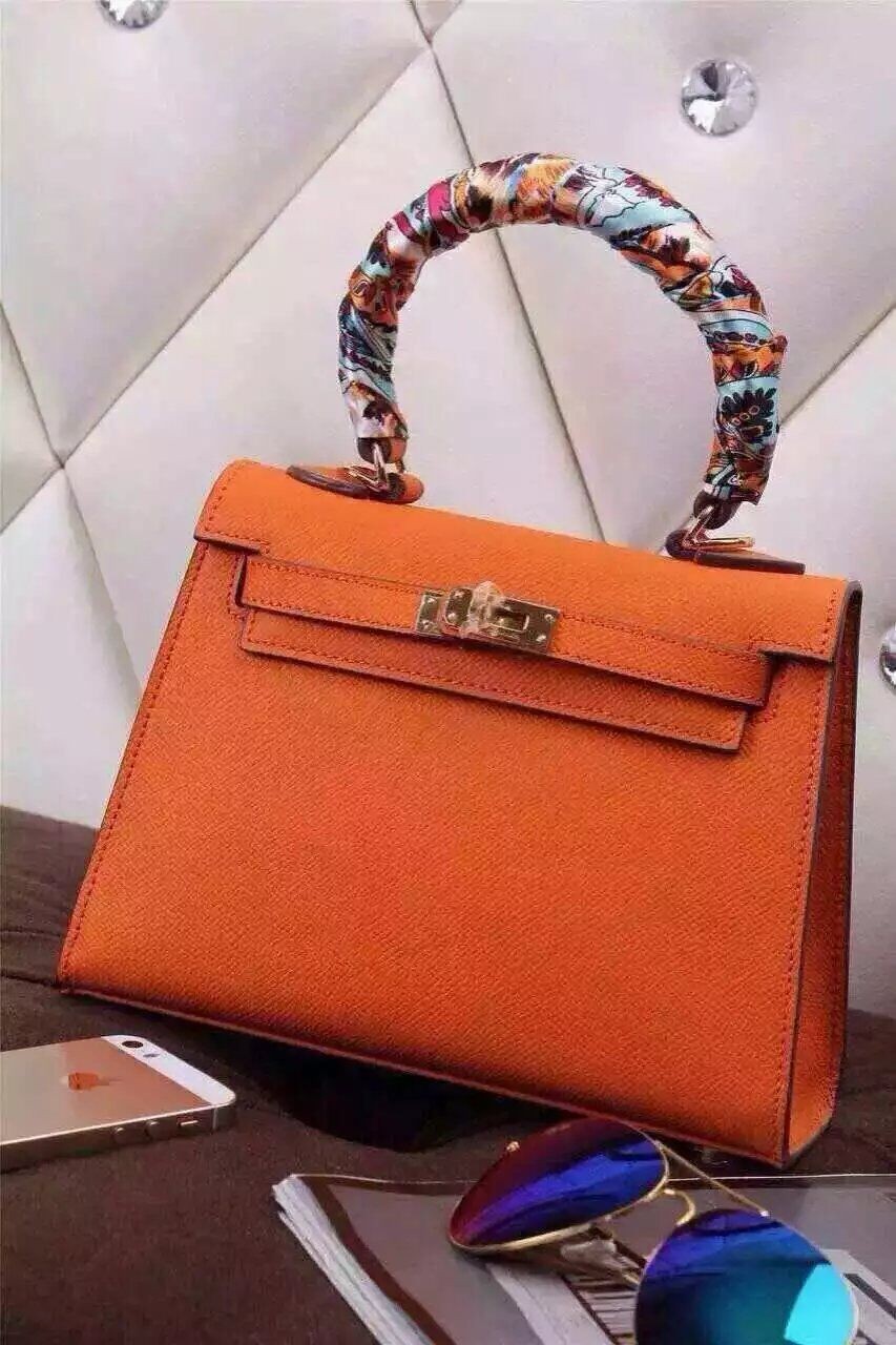 Luxury Hermes Multicolor Stripes Kelly 28cm Gold Bag HT00994