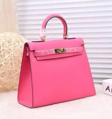 Replica Luxury Hermes Red Suede Kelly 32cm Bag With Zigzag Handle HT00327