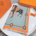 AAA 1:1 Hermes Blue Rocabar Shawl 140cm HT00511