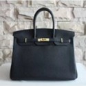 AAA Hermes Black Haut a Courroies HAC Birkin 40cm Gold Hardware Bag HT00615