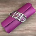AAAAA Hermes Handmade Egee Clutch In Cyclamen Swift Leather HT01232