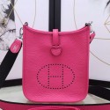 Fake 1:1 Hermes Rose Red Evelyne II TPM Messenger Bag HT00579