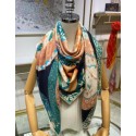 Hermes Blue Flowers of South Africa Silk Scarf HT00122