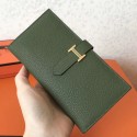 Hermes Canopee Clemence Bearn Gusset Wallet HT01297
