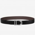Hermes Etrier Buckle Belt &amp; Chocolate Clemence 32 MM Strap HT01301