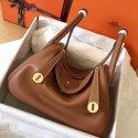 Hermes Gold Lindy 26cm Swift Handmade Bag HT00568