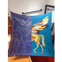 Hermes Quetsche Della Cavalleria Favolosa Silk Twill Scarf HT00904