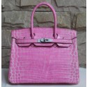 Hermes Rose Pink Birkin 30cm Silver Hardware Bag HT20020 