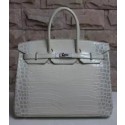 Hermes Grey Epsom Birkin 30cm Handmade Bag HT00901