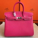 Imitation 1:1 Hermes Rose Tyrien Epsom Birkin 25cm Handmade Bag HT00558