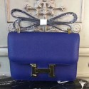 Replica Hermes Blue Electric Constance MM 24cm Epsom Leather Bag HT01283