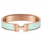 Hermes Aqua Enamel Clic H PM Bracelet HT01028