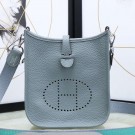 Hermes Blue Lin Evelyne II TPM Messenger Bag HT00210