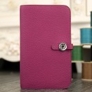 Hermes Dogon Combine Wallet In Purple Leather HT00344