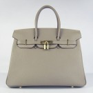 Hot Replica Hermes Birkin 30cm 35cm Bag In Grey Togo Leather HT01136