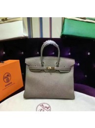 Fake Hermes Bicolor Birkin Ghillies 30cm In gGrey Swift Leather HT00607