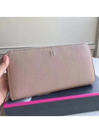 Fake Hermes Grey Clemence Azap Zipped Wallet HT00644