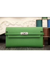 Fake Hermes Kelly Longue Wallet In Bamboo Epsom Leather HT01259