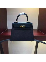Hermes Black Kelly Lakis 28cm Handmade Bag HT01003