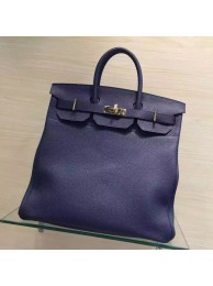Hermes Blue Haut a Courroies HAC Birkin 40cm Bag HT00554