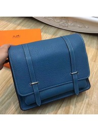 Hermes Blue Jean Steve 35 Messenger Bag HT00952