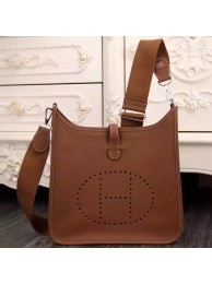 Hermes Brown Evelyne III PM Bag HT01157