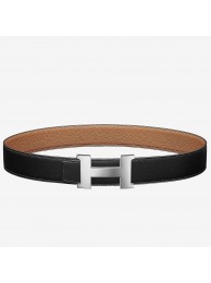 Hermes Constance Belt Buckle &amp; Brown Clemence 38 MM Strap HT01244