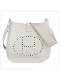 Hermes Evelyne III Bag White HT00962