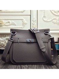Hermes Grey Large Jypsiere 34cm Bag HT01088