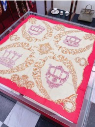 Hermes Ivoire Les tresors d'un Artiste Silk Scarf HT00726