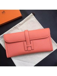 Hermes Jige Elan 29 Clutch Bag In Crevette Epsom Leather HT01061