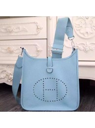 Hermes Light Blue Evelyne III PM Bag HT00148