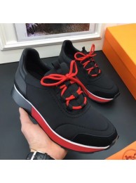 Hermes Men Black Miles Sneakers HT00073