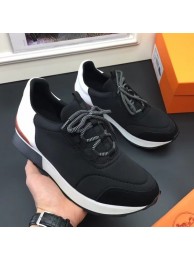 Hermes Men Noir Miles Sneakers HT00730