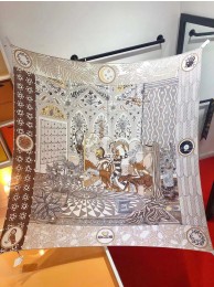 Hermes Menthe Robe Du Soir Shawl 140CM HT00902