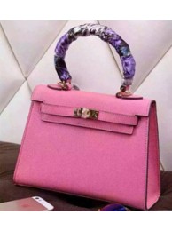 Hermes So Pink Box Kelly Retourne 28cm Handmade Bag HT01353