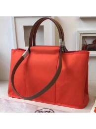 High Quality Knockoff Hermes Cabag Elan Bag In Capucine Canvas HT01324