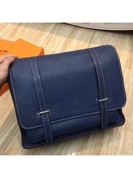 High Quality Replica Hermes Dark Blue Steve 35 Messenger Bag HT01281