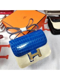 Imitation Hermes Constance 18cm Green Porosus Crocodile HT00679