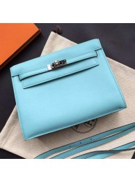 Imitation Hermes Kelly Danse Bag In Celeste Swift Leather HT01201