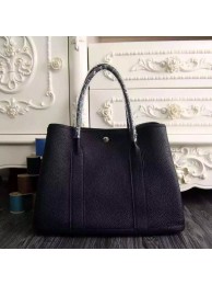Imitation Hermes Medium Garden Party 36cm Tote In Black Leather HT00866