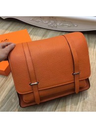 Imitation Hermes Orange Steve 35 Messenger Bag HT00099