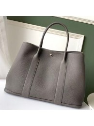 Replica Designer Hermes Grey Fjord Garden Party 30cm With Printed Lining HT00848