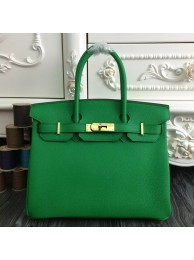 Replica Hermes Birkin 30cm 35cm Bag In Bamboo Clemence Leather HT01063