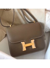 Replica Hermes Mini Constance 18cm Taupe Epsom Bag HT00969