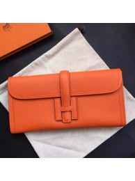 Replica Hermes Orange Epsom Jige Elan 29 Clutch HT00758