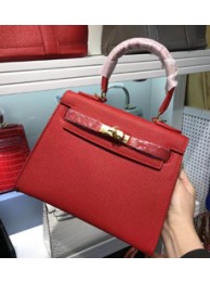Replica Luxury Hermes Multicolor Stripes Kelly 32cm Red Bag HT01222
